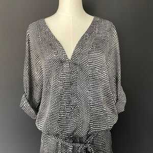 BCBG satin soft thin fabric tunic